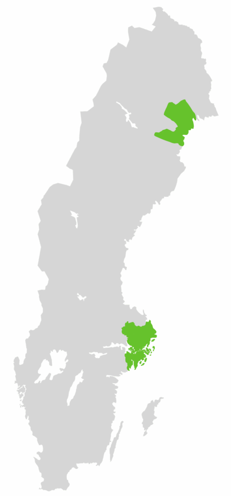 Hällgren Nord verksamhet i Stockholm, Uppsala, Piteå, Luleå och Boden